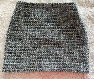 J.Crew Chunky Knit Wool-Blend Bouclé/Tweed Mini Skirt Size 4